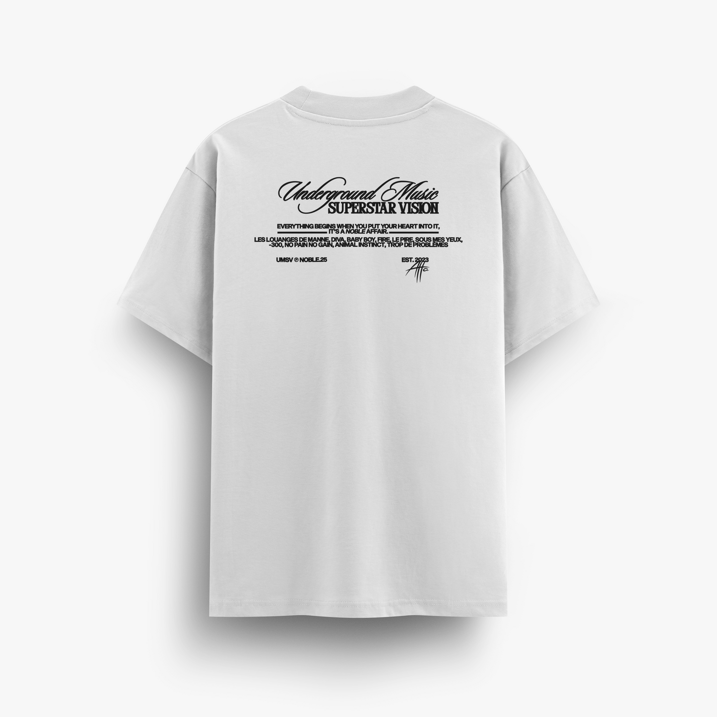 T-shirt Underground Music Superstar Vision