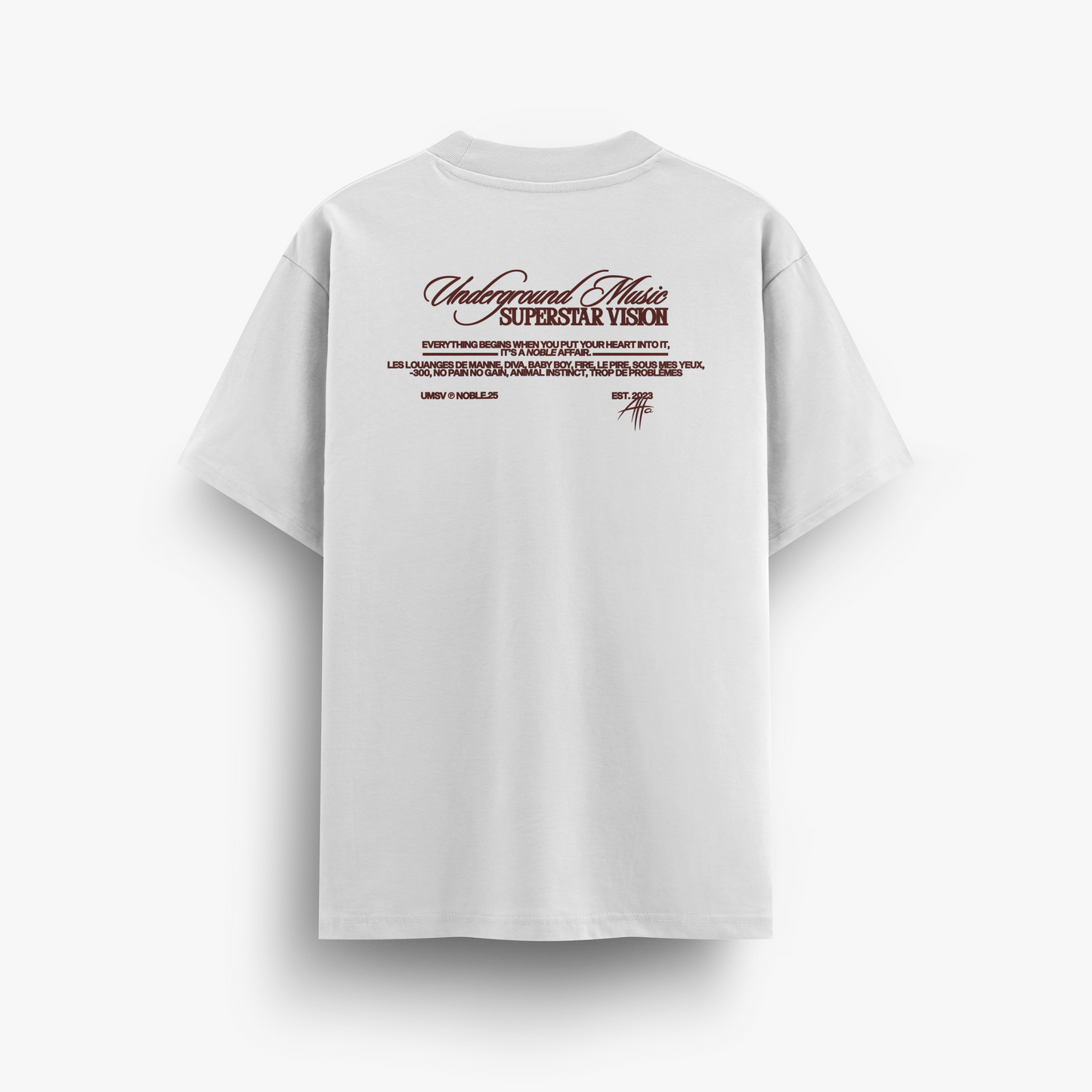 T-shirt Underground Music Superstar Vision