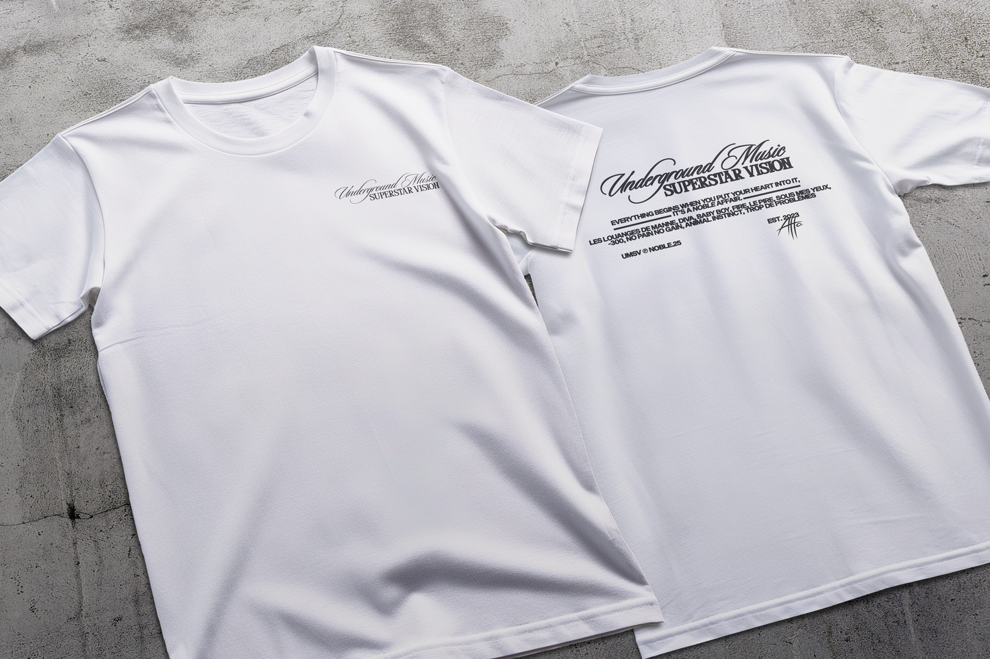 T-shirt Underground Music Superstar Vision